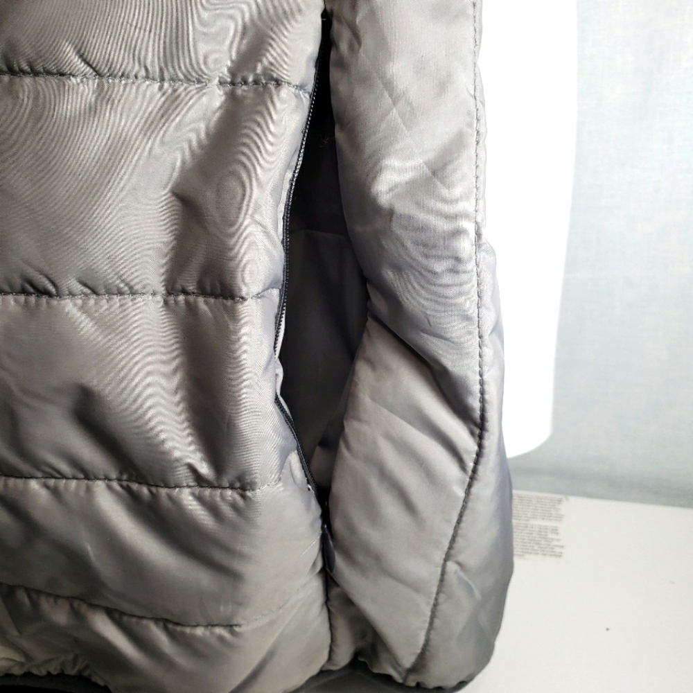 John Bartlett Consensus Full Zip Puffer Vest Gray… - image 4